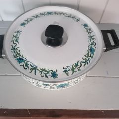 Vintage enamel serving dish