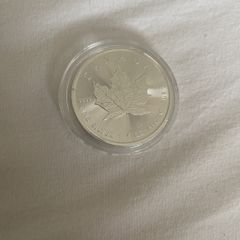 2020 Maple 1oz .9999 Canada Bullion Fine Silver Coin 5 Dollars Elizabeth II