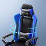 Gaming  chair with adjustable armrests black-red Image 4