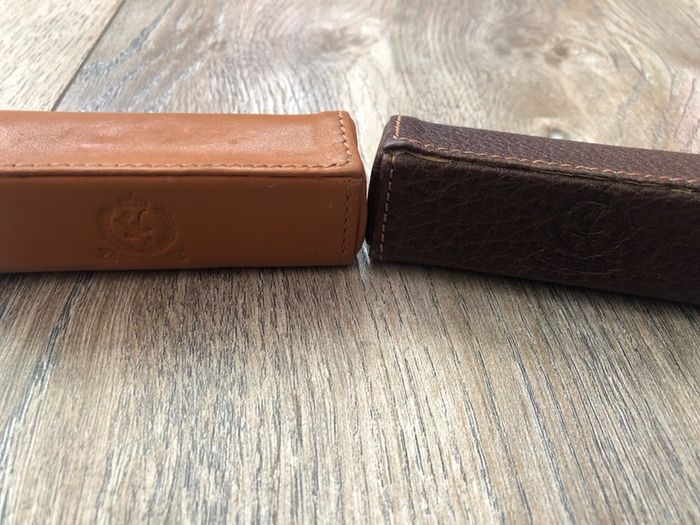 Genuine leather lipstick cases