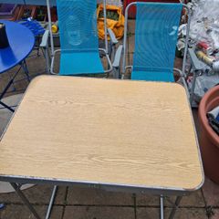 Camping table and chairs