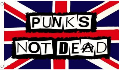 Punks not Dead flag Free post
