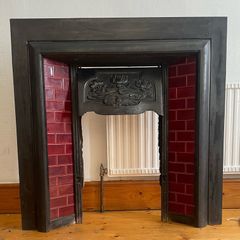 Cast iron firplace