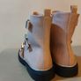 Schuh kids pale pink studs buckle boots size 5 UK new boxed Image 4
