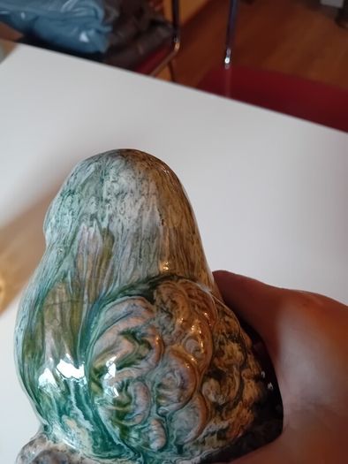 meadows and byrne heavy glazed bird ornament