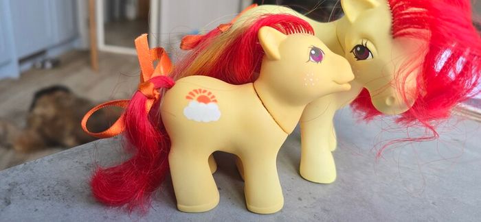 Mammy and Son Custom Sunburst Mountain Boy Ponies using MLP G1 Base My Little Pony
