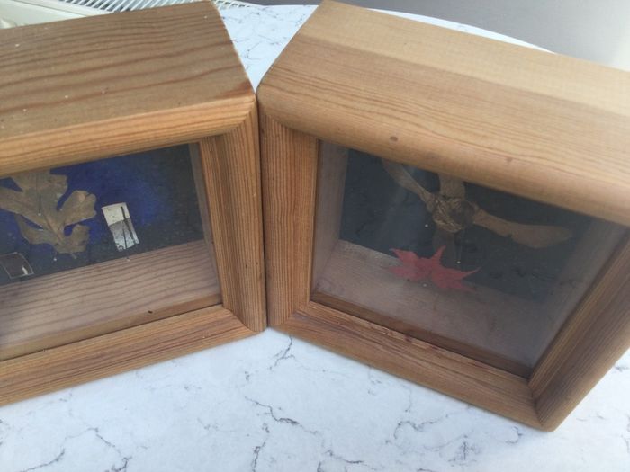 2 Mixed Media Art Works