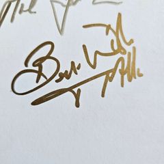 Foster and Allen signed card