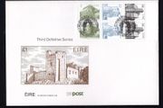 1985 Ireland Custom House Dublin Architecture Definitive Stamps Booklet Pane on An Post First Day Cover (FDC) with Dublin pictorial cancel
