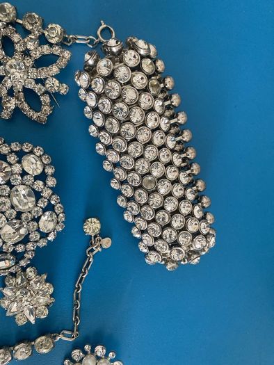 vintage Diamante Jewellery