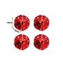 4x Aluminum Tire Valve Caps Car Truck Motocycle Bike Dice Wheel Stem Tyre Tire Wheel Stem Air Valve Dust Cover auto accessories Image 2