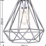 Lampshade for Ceiling, Lamp Shades | Light Shade Ceiling Light Industrial Wire Basket Metal Basket Pendant Lighting Ceiling Light Shade, Lamp Shades Ceiling (MULTIPLE COLOURS) Image 5
