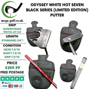 Odyssey White Hot Seven Black Series (Limited Edition) Putter / 34