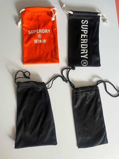 Superdry boss polaroid iron man Sunglasses case bag