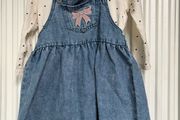H&amp;M baby 2-piece dungaree dress set