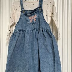 H&M baby 2-piece dungaree dress set