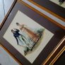 Vintage set of antique fashion prints x 4 Image 5