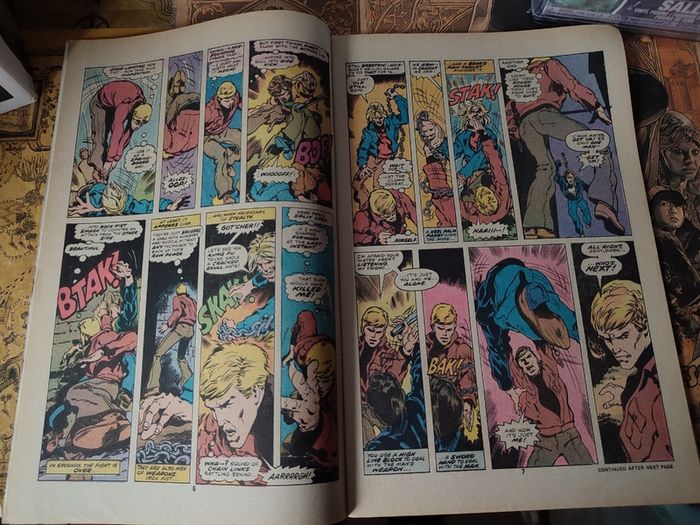 Iron Fist ! Issue #5 ! 1st Appearance of Scimitar ! Iron Fist makes ties to the IRA ! Bronze Age Comic from 1976 ! by Marvel !