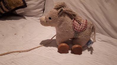 Wooden Pull Along Horse