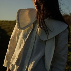 Jennifer Slattery Ella Oversize Collar Top