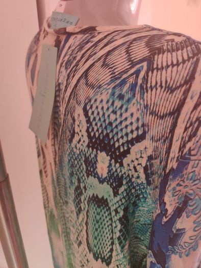 BNWT lovely Pfeffinger printed zipped tunic size UK14 EU42 Postage included