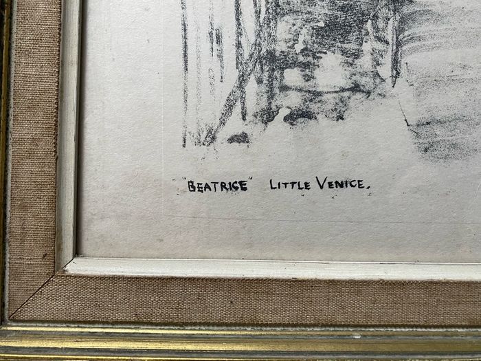This limited edition lithograph by British artist Hargrave Jennings