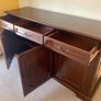 Large heavy wood sideboard Image 4