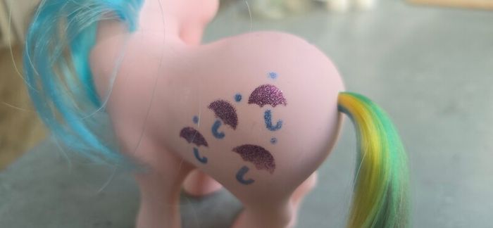 Parasol Rainbow Ponies MLP G1 My Little Pony 1983
