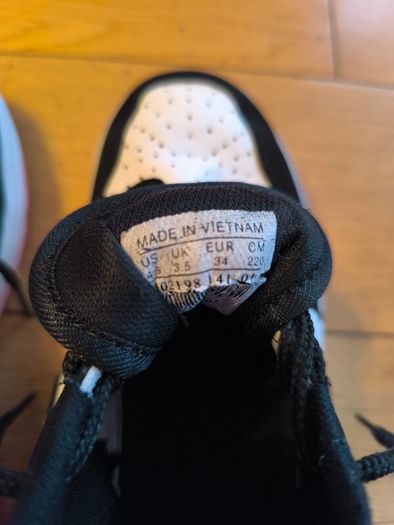 Nike Air Jordan Two Pairs UK 3,5;  EU 34