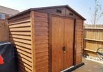 Heavy duty metal shed 6ftx9ft