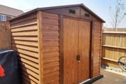 Heavy duty metal shed 6ftx9ft