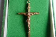 Antique  Crucifix Pendant and Chain