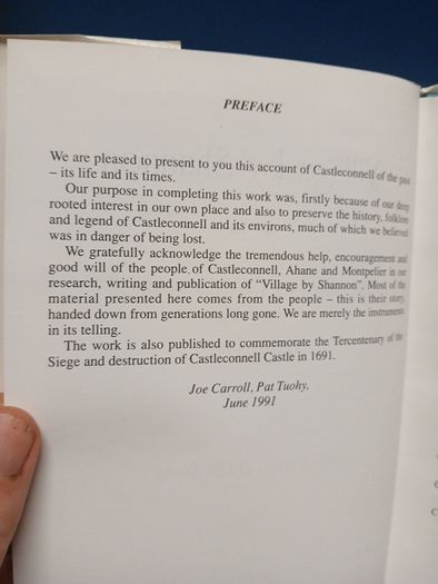 Castleconnell, Limerick local history