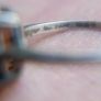 Vintage Sterling Silver 925 Garnet Ring Image 10