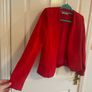 red blazer from mango. Like new. Size 10 Image 2
