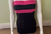 Jane Norman pink and black zipped top/tunic