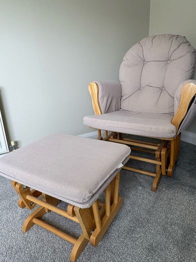 Rocking Chair & Stool