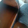 Designer Jimmy Choo leather glitter flats loafers slip on shoes 7.5-8 UK 41 EUR Image 8