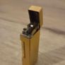 Vintage Dunhill Rollagas Lighter Gold Plated Barley Pattern Swiss Made Image 3