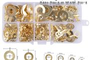 25742 150PCS Ring Lugs Eyes Copper Crimp Terminals Cable Wire Connector Kit