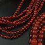 Vintage MultiStrands Red Carnelian African Agate Beads From Mali Necklace Image 6