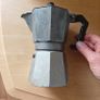 Pair of vintage Coffee Mocha Pots one ceramic, one a Crusinallo Image 3