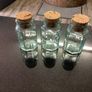 Set of three vintage green tinge bottles Image 2