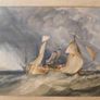 Pair 19th Century J.M.W.Turner Original G.Rowney and L.G.Long  Hand Tinted Lithographs Image 7