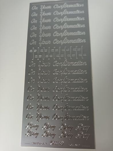Craft Stickers - Confirmation