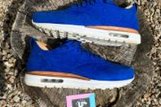 Nike Air Max 1 Blue Suede Cream Leather