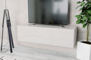 TV Cabinet Chipboard 120x40x34 cm High Gloss White