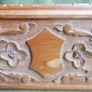 Vintage Personalized secret locking jewelry box . Large wooden puzzle box . Locking watch box Image 5