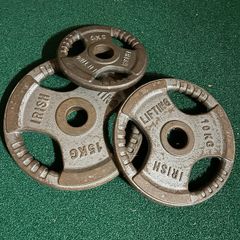 Single Olympic Weight Plates 5kg 10kg 15kg