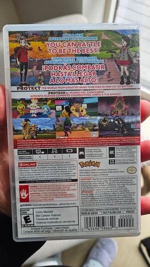 Pokemon Sword and Shield Game Nintendo Switch
